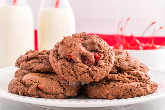 Chocolate Cherry Cookies | 365 Days of Baking and More