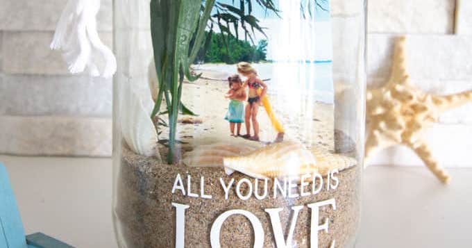 VACATION PHOTO JAR! Super easy and so cool!