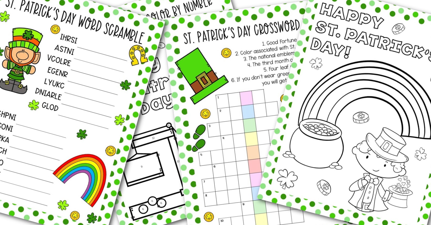 St. Patrick’s Day Activity Sheets