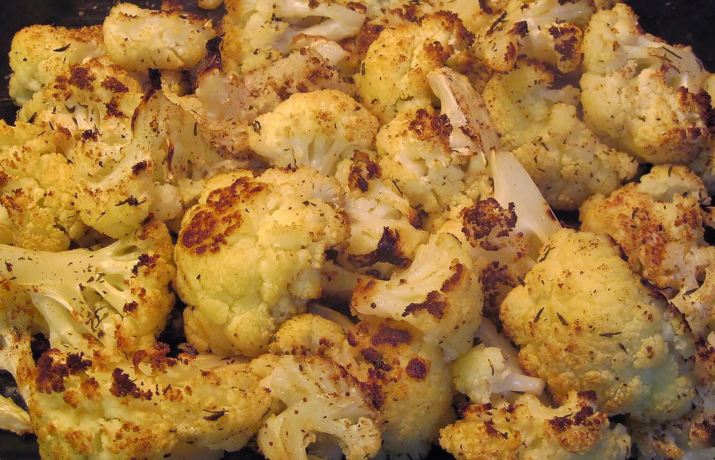 Roasted Garlic Cauliflower