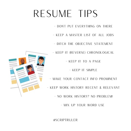 10 Tips to Creating a Better Resume