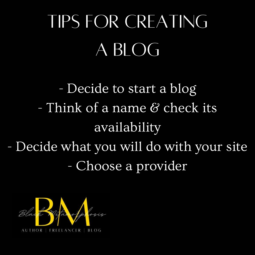 4 Tips to Creating A Blog