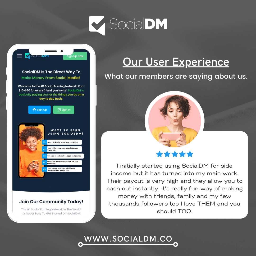 SocialDM – The Direct Way To Make Money On The GO!