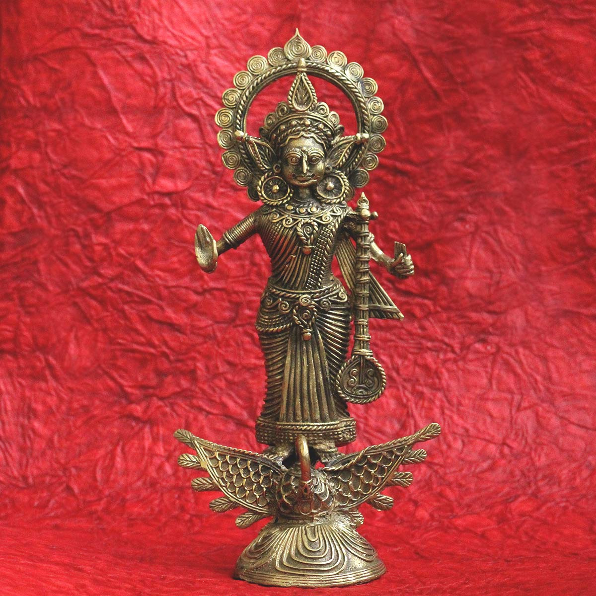 Dokra Art – Goddess Saraswati