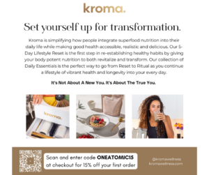 Kroma Wellness - Discount Code ONEATOMIC15 for 15% off 1st order