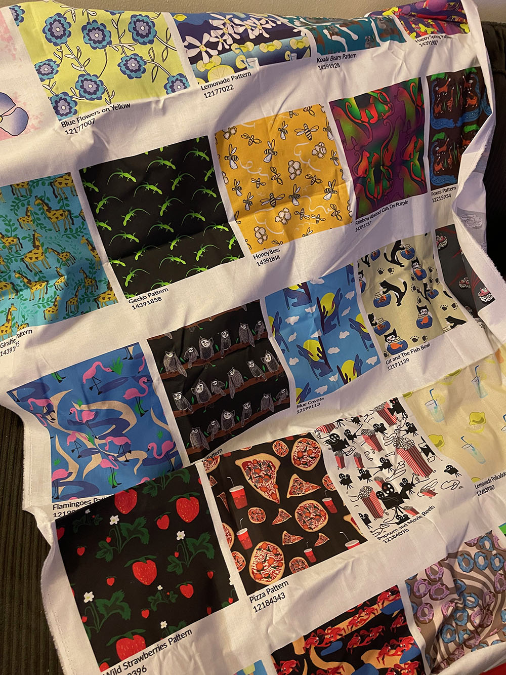 Review of Spoonflower Fabric Samples Pack